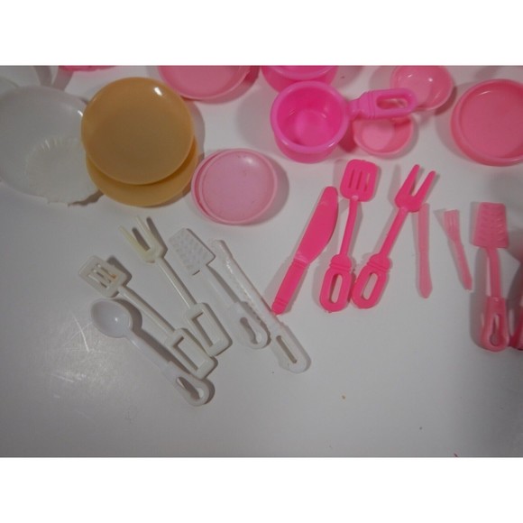 Barbie Toys Barbie Doll Play Dishes Giant Lot Pots Pans Utensils